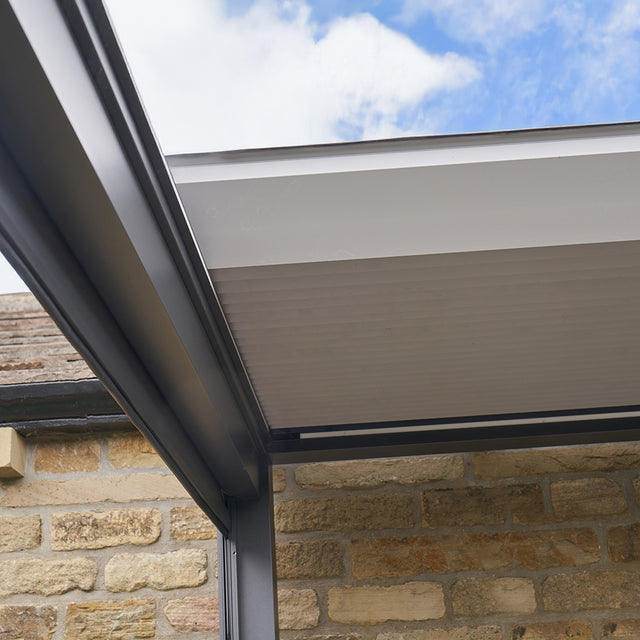 Abierto 3m x 4m Electric Pergola with Retractable Roof and LED Lighting