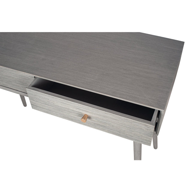 Ruma Grey Pine Wood 2 Drawer Console Table | Furniture | Rūma