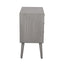 Ruma Grey Pine Wood 3 Drawer Bedside Table | Furniture | Rūma