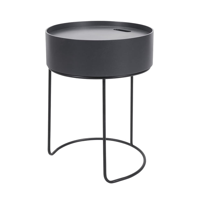 Ruma Dark Grey Storage Side Table | Home Accents | Rūma