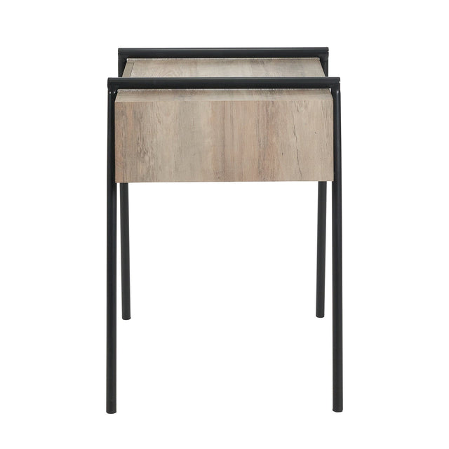 Ruma Light Brown and Black 1 Drawer Console Table | Furniture | Rūma