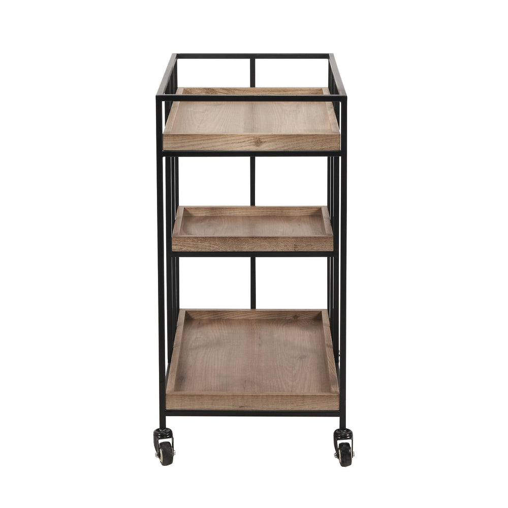 Ruma Natural Wood Finish Bar Trolley | Furniture | Rūma