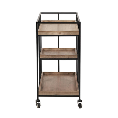 Ruma Natural Wood Finish Bar Trolley | Furniture | Rūma