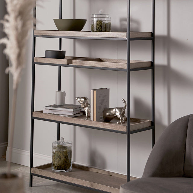 Ruma Natural Wood Finish Shelf Unit | Furniture | Ruma