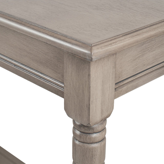 Ruma Taupe Pine Wood Rectangle Console Table | Furniture | Rūma