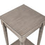 Ruma Taupe Pine Wood Square Side Table | Furniture | Rūma