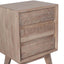 Ruma Sand Wash Acacia Wood 3 Drawer Bedside Unit | Furniture | Ruma