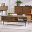 Massimo Acacia Wood 2 Drawer Coffee Table