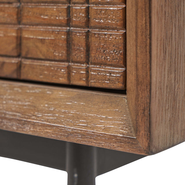 Ruma Massimo Acacia Wood Bedside Table | Furniture | Rūma