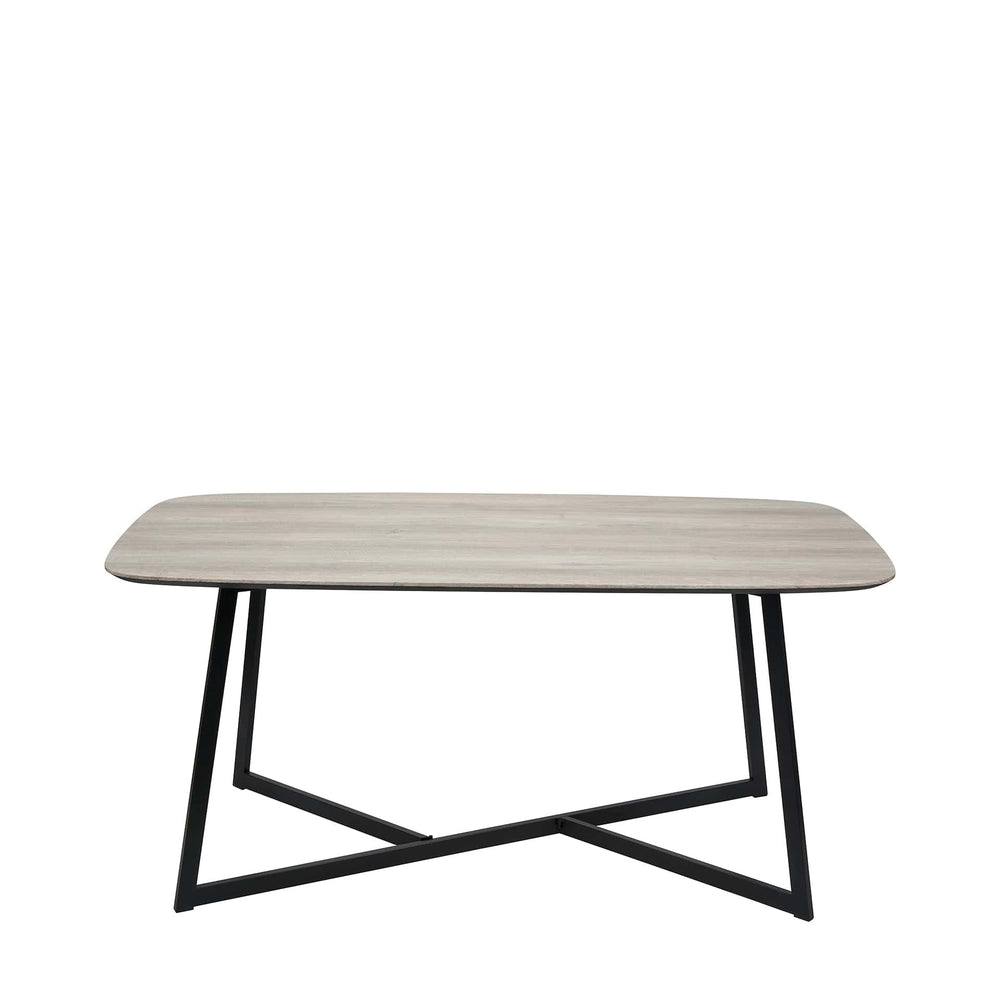 Ruma Grey and Black Dining Table | Furniture | Rūma