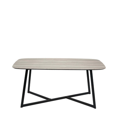 Ruma Grey and Black Dining Table | Furniture | Rūma
