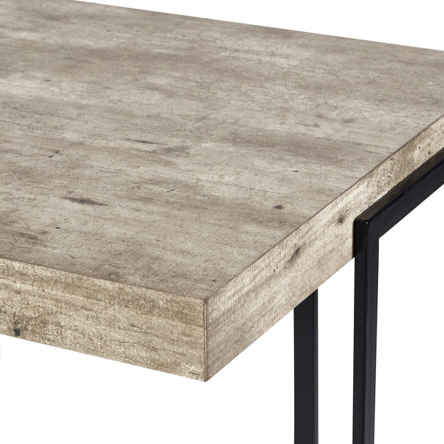 Concrete on sale wood desk