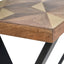 Ruma Recycled Wood and Brass Metal Console Table | Console Table | Rūma