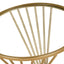 Ruma Glass and Gold Metal Side Table | Tables | Rūma