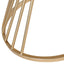 Ruma Glass and Gold Metal Small Side Table | Tables | Rūma