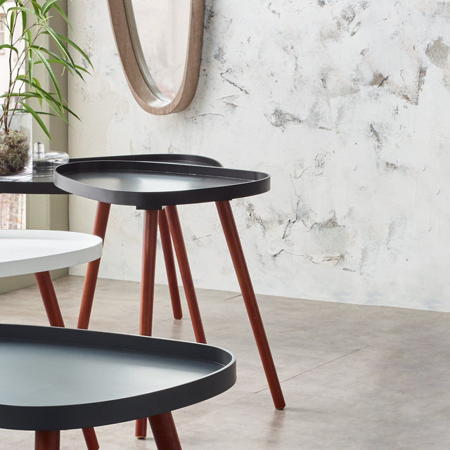 Ruma Black Teardrop Side Table | Furniture | Ruma