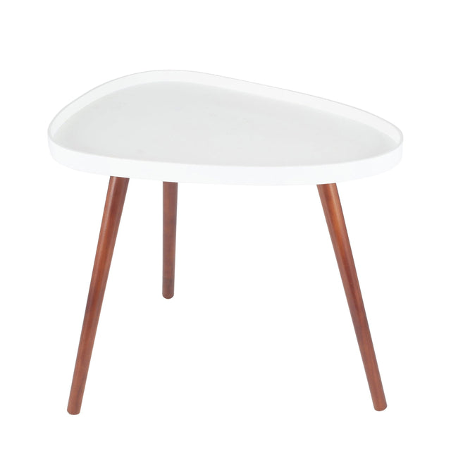 Ruma White Teardrop Side Table | Furniture | Ruma