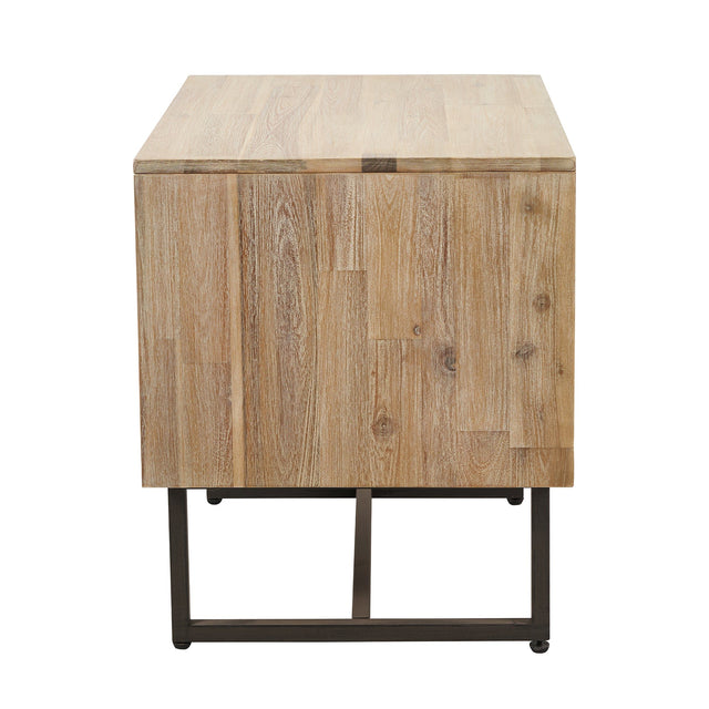 Ruma Renzo Acacia Wood Bedside Table | Furniture | Rūma