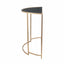 Ruma Gold & Black Half Moon Hallway Console Table | Furniture | Ruma