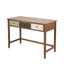 Ruma Sage 3 Drawer Pine Wood Desk | Furniture | Rūma