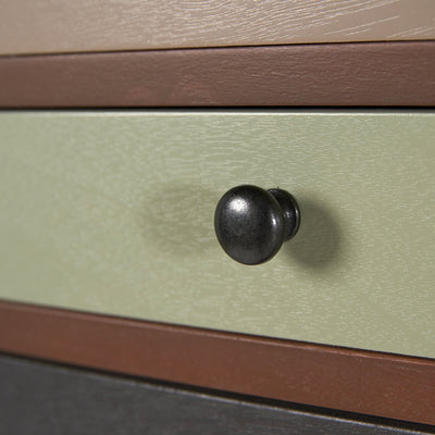 Staten Sage Pine Wood Sage Tall Boy Unit