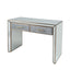 Ruma Grey Velvet & Glass Hallway Console Table | Furniture | Ruma