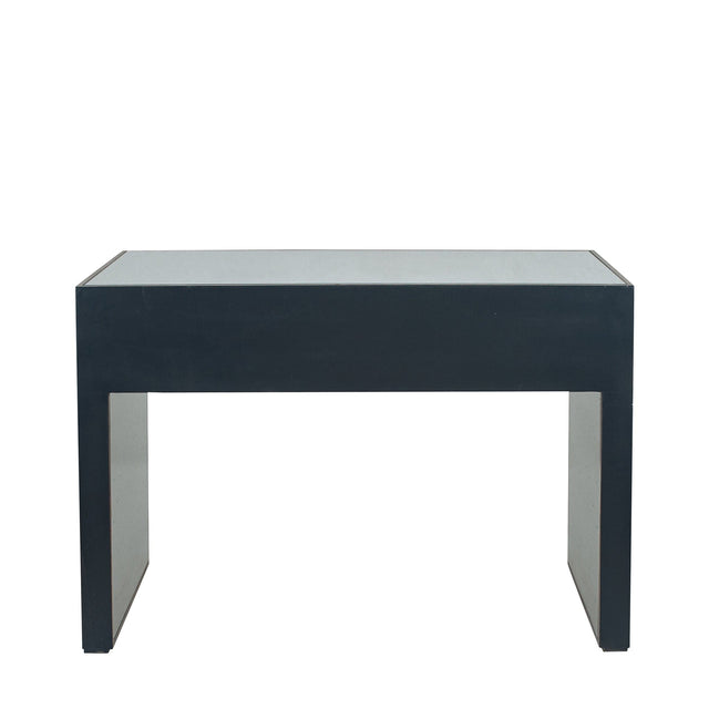 Ruma Grey Velvet & Glass Hallway Console Table | Furniture | Ruma