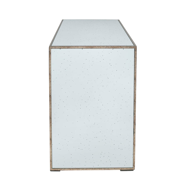 Ruma Grey Velvet & Glass Hallway Console Table | Furniture | Ruma