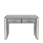 Ruma Grey Velvet & Glass Hallway Console Table | Furniture | Ruma