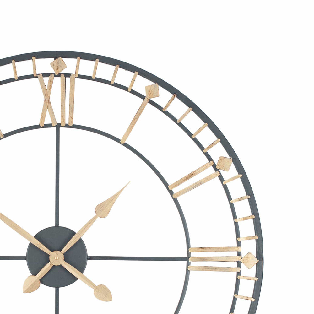Ruma Bronze & Gold Metal Skeleton Wall Clock | Home Accents | Ruma