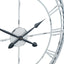 Ruma Soft Grey Metal Round Skeleton Wall Clock | Home Accents | Ruma