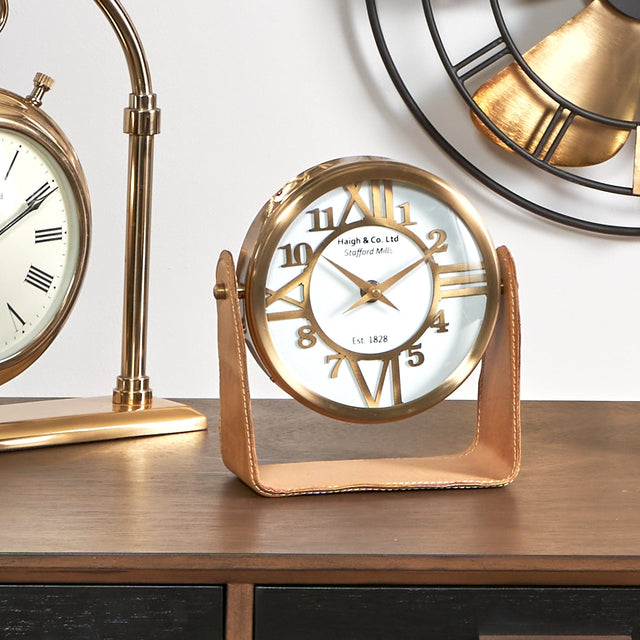 Ruma Antique Brass Desk Clock | Clocks | Rūma