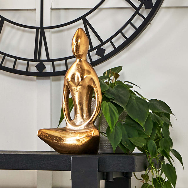 Ruma Gold Sitting Statue | Home Accents | Rūma