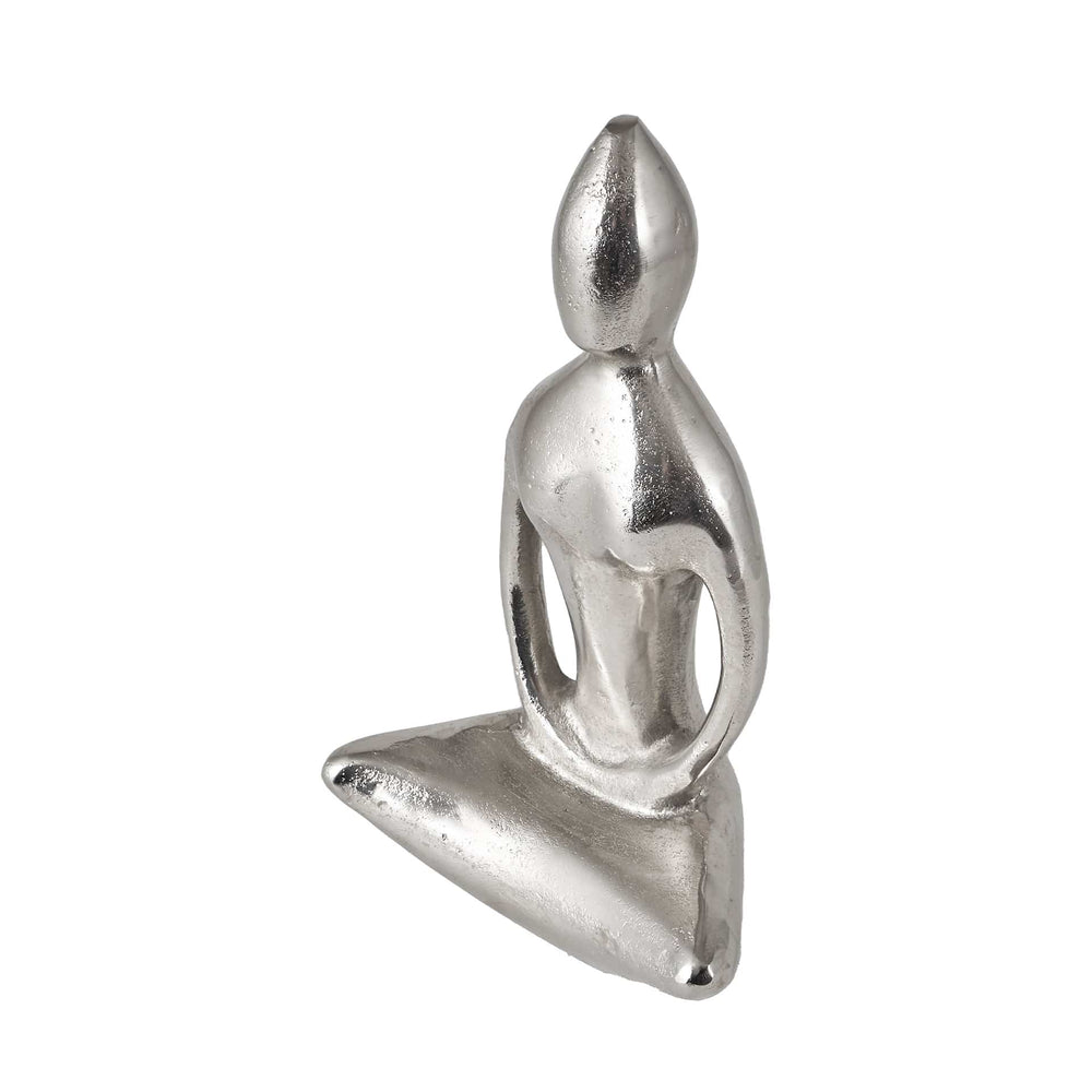 Ruma Silver Sitting Statue | Home Accents | Rūma