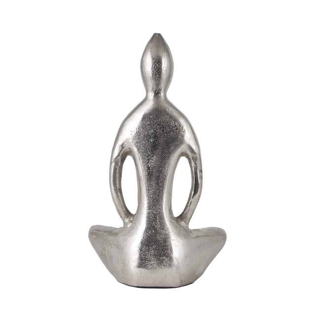 Ruma Silver Sitting Statue | Home Accents | Rūma