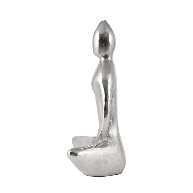 Ruma Silver Sitting Statue | Home Accents | Rūma