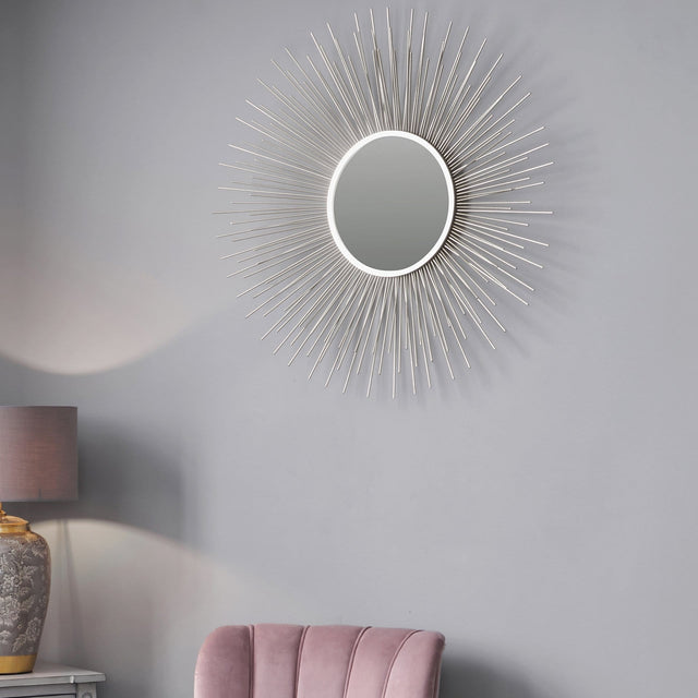 Ruma Gold Metal Starburst Round Wall Mirror | Home  Accents | Rūma