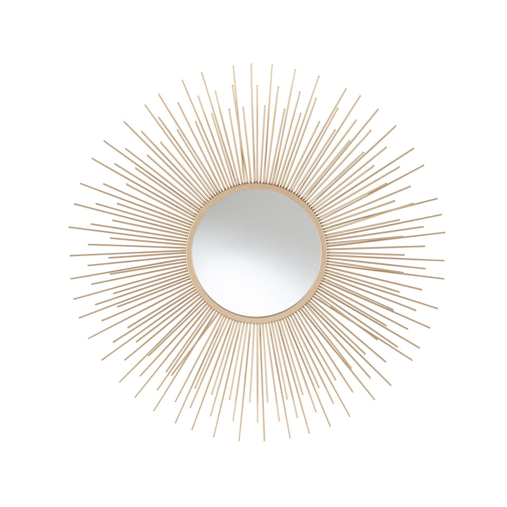 Ruma Gold Metal Starburst Round Wall Mirror | Home  Accents | Rūma