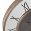 Ruma Axel Geo Antique Gold Wood & Mirror Wall Clock | Home Accents | Rūma