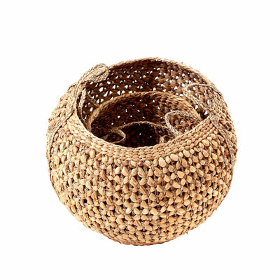 Ruma Woven Water Hyacinth S/3 Handled Round Baskets | Home  Accents | Rūma