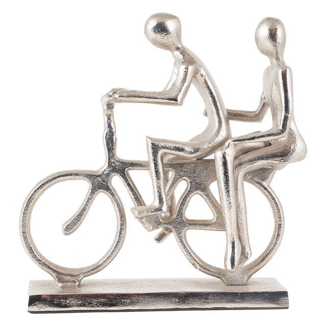 Ruma Silver Double Cyclist Ornament | Home Accents | Rūma