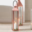 Ruma Shiny Copper Steel & Glass Medium Lantern | Home Accents | Ruma