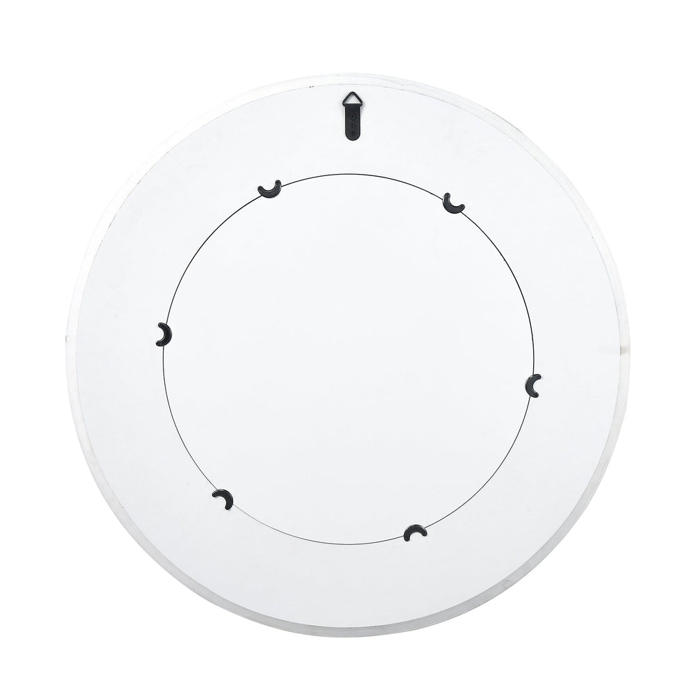 Ruma White Marble Veneer Round Wall Mirror | Home Accents | Rūma