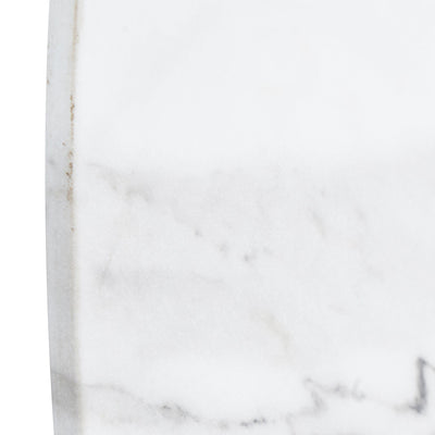 Ruma White Marble Veneer Round Wall Mirror | Home Accents | Rūma