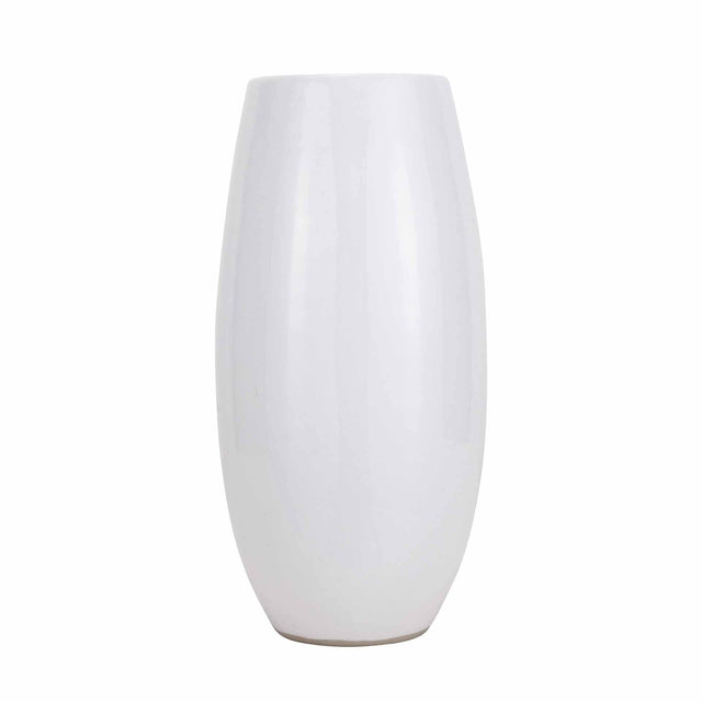 Ruma  White Face Design Stoneware Vase | Vases | Rūma