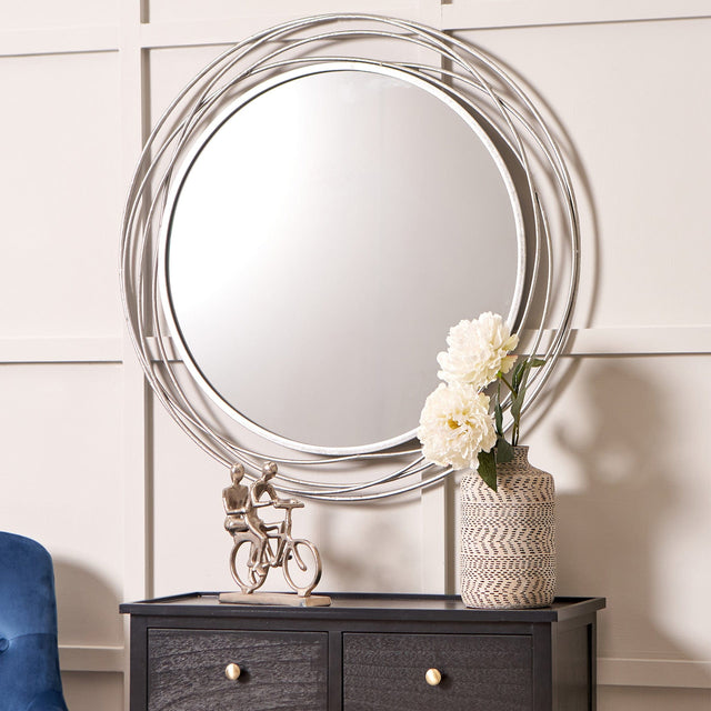 Metal Round Wall Mirror