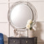 Ruma Antique Silver Metal Round Wall Mirror | Home Accents | Ruma