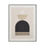 Ruma Art Deco Print with Gold Detail and Black Frame | Home Accents | Rūma