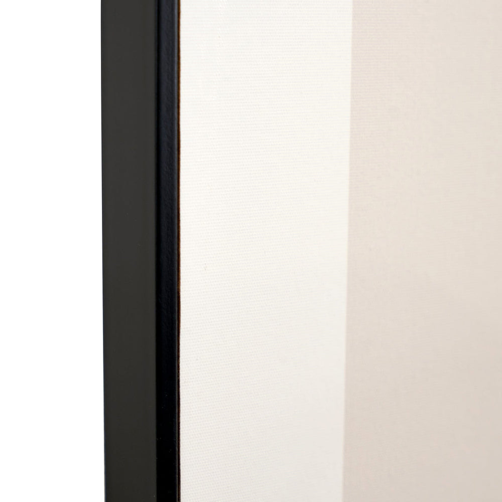 Ruma Art Deco Print with Linear Gold Detail and Black Frame | Home Accents | Rūma