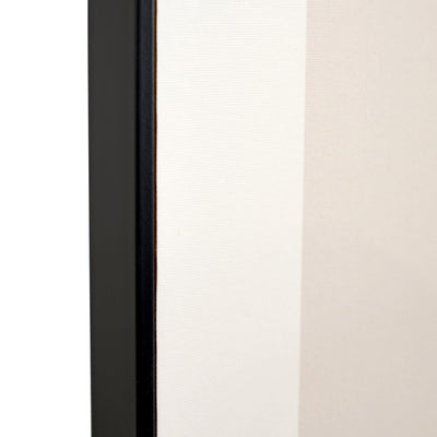 Ruma Art Deco Print with Linear Gold Detail and Black Frame | Home Accents | Rūma
